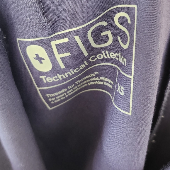 Figs Tidore navy blue scrub pants - Picture 5 of 9